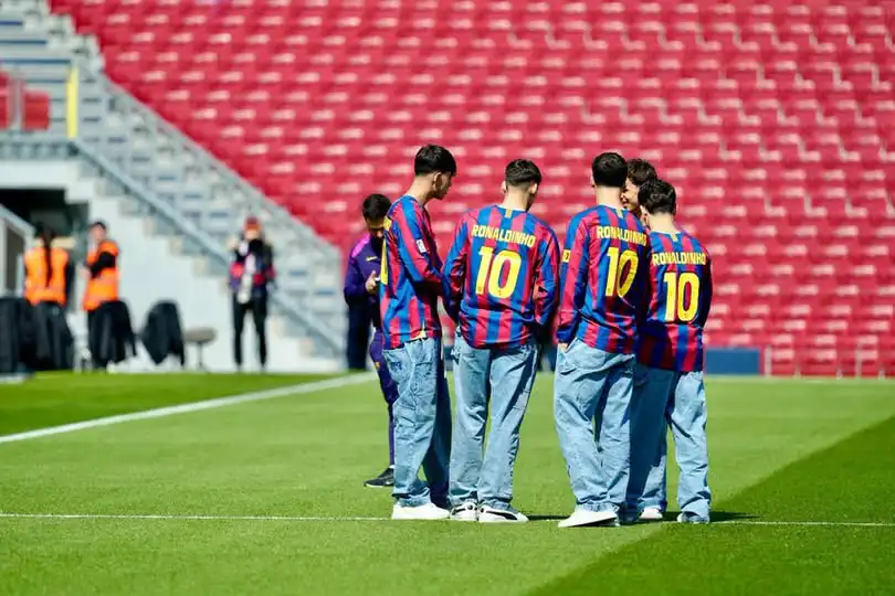 لاعبو برشلونة