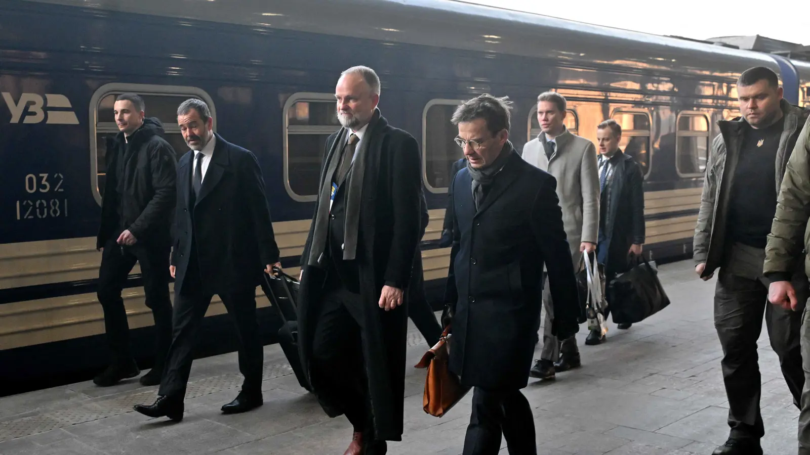 إنذار جوي في أوكرانيا خلال زيارة قادة أوروبا لكييف