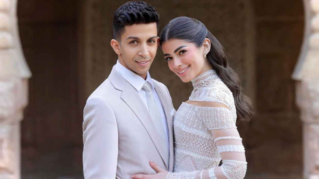 حفل أسطوري وهدية خاصة من حسين الجسمي.. لقطات من زفاف ليلى زاهر (فيديو)