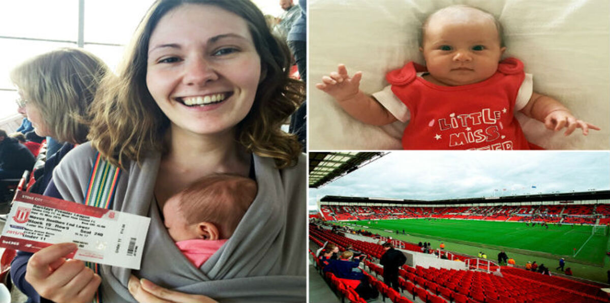 أصغر مشجعة في العالم عمرها 5 أسابيع (صور)