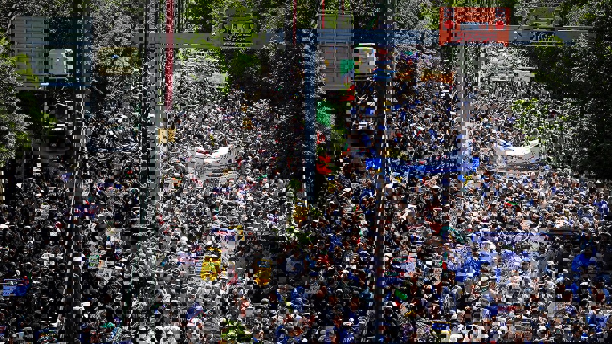 في "يوم القدس"..مسيرات في إيران والعراق تؤيد الفلسطينيين وترفض "صفقة القرن"