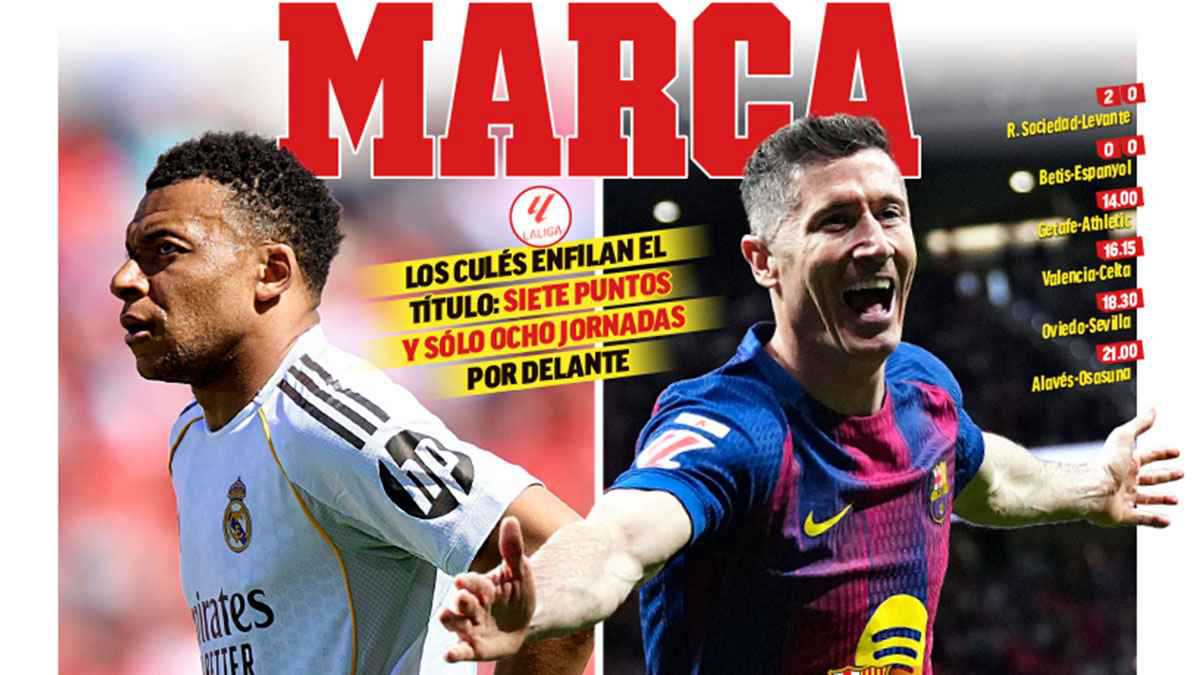 عناوين الصحف الرياضية: ريال مدريد يستسلم وبرشلونة يوسع الفارق والهلال يتعثر 