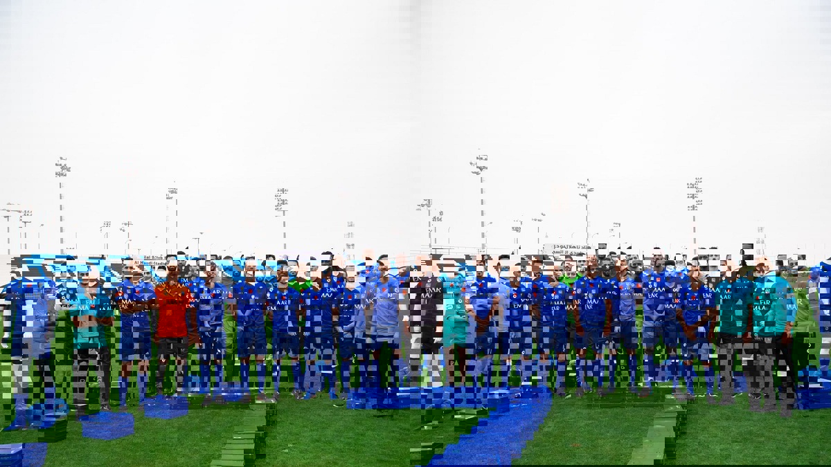نادي الهلال السعودي يحتفل باللقب الآسيوي السابع على قميص الفريق (شاهد)