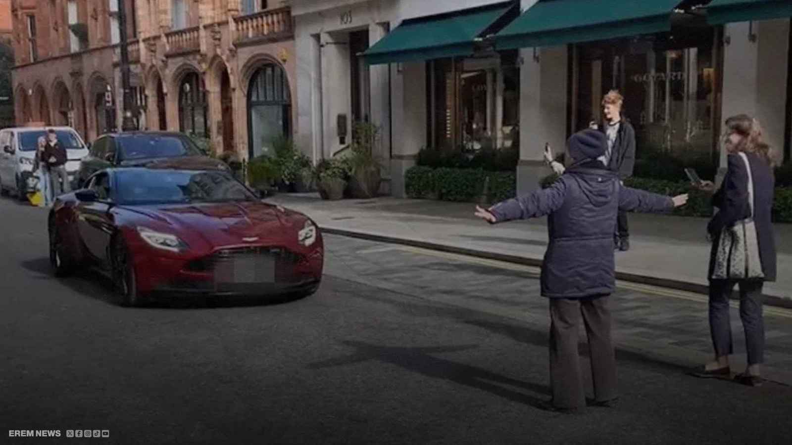 امرأة تتحدى هدير "أستون مارتن"