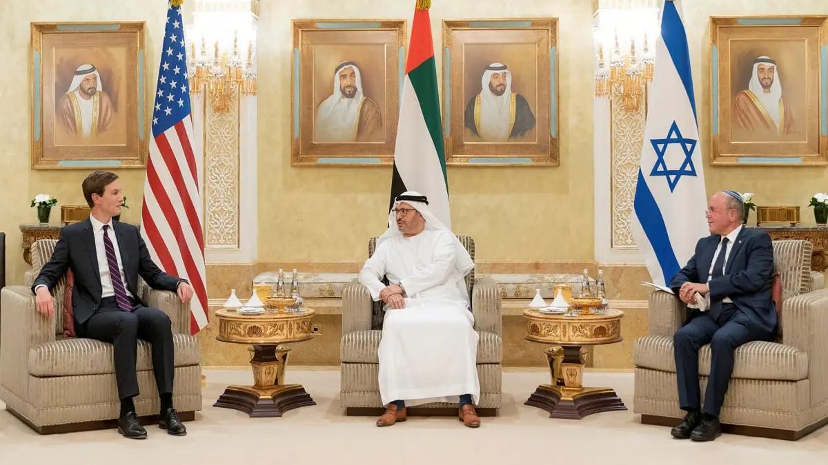 بيان إماراتي أمريكي إسرائيلي: معاهدة السلام خطوة شجاعة لاستقرار المنطقة وأوقفت ضم أراض فلسطينية‎‎