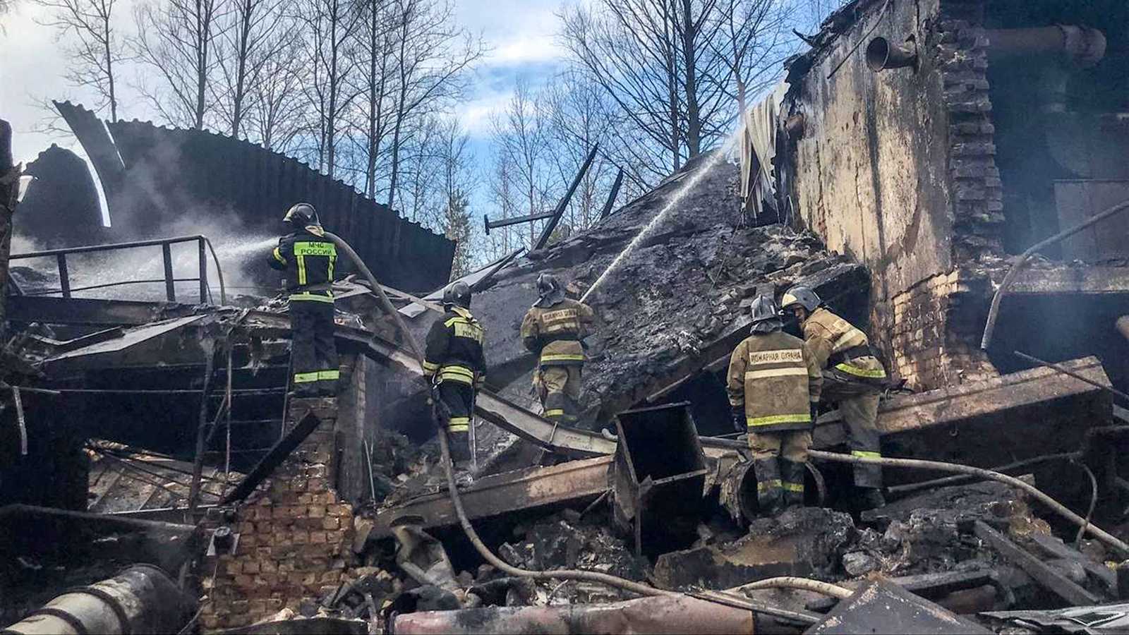 20 قتيلاً وعشرات الإصابات جراء انفجار ضخم بمصنع أسلحة روسي (فيديو)