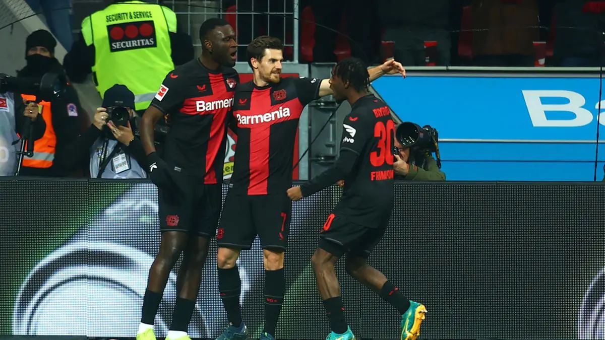 ترتيب الدوري الألماني: باير ليفركوزن يعزز صدارته بالفوز على فرانكفورت 