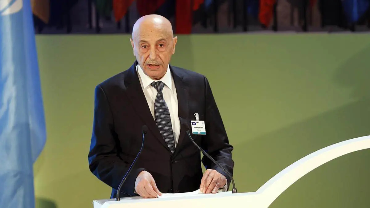 عقيلة صالح يؤكد ضرورة إجراء الانتخابات الليبية حتى وإن رُفض الدستور