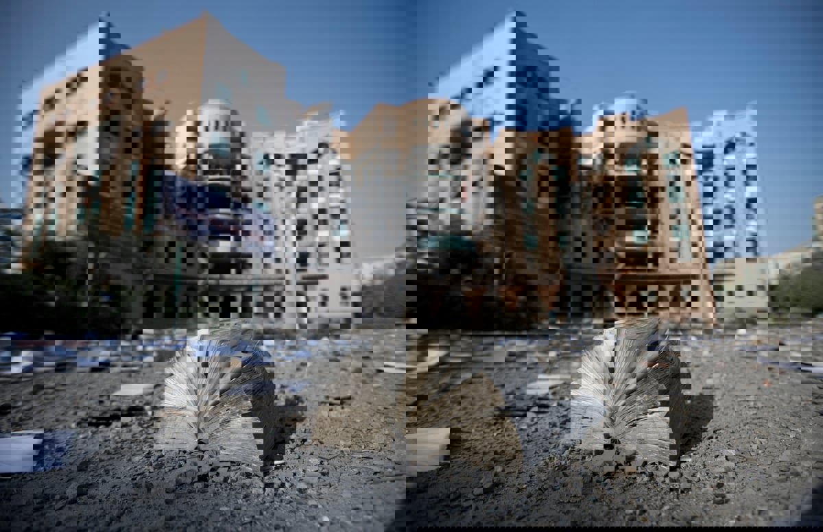  الجيش الإسرائيلي يدمر الجامعة الإسلامية في غزة 