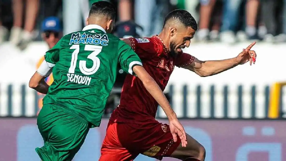 أنس سرحات يهز شباك الرجاء المغربي بهدف خيالي (فيديو)