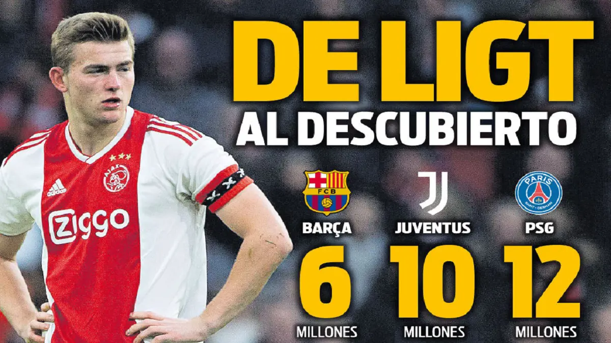 عناوين الصحف الرياضية العالمية.. مستقبل دي ليخت ومركز غريزمان مع برشلونة (صور)