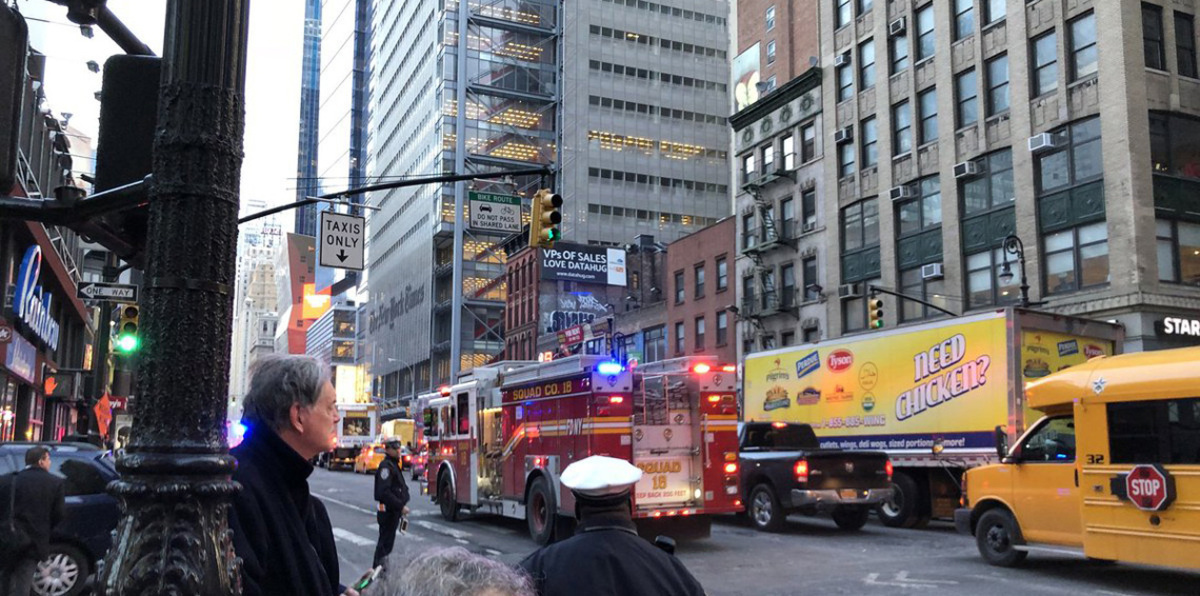 بالفيديو.. انفجار في مانهاتن أشهر منطقة بنيويورك