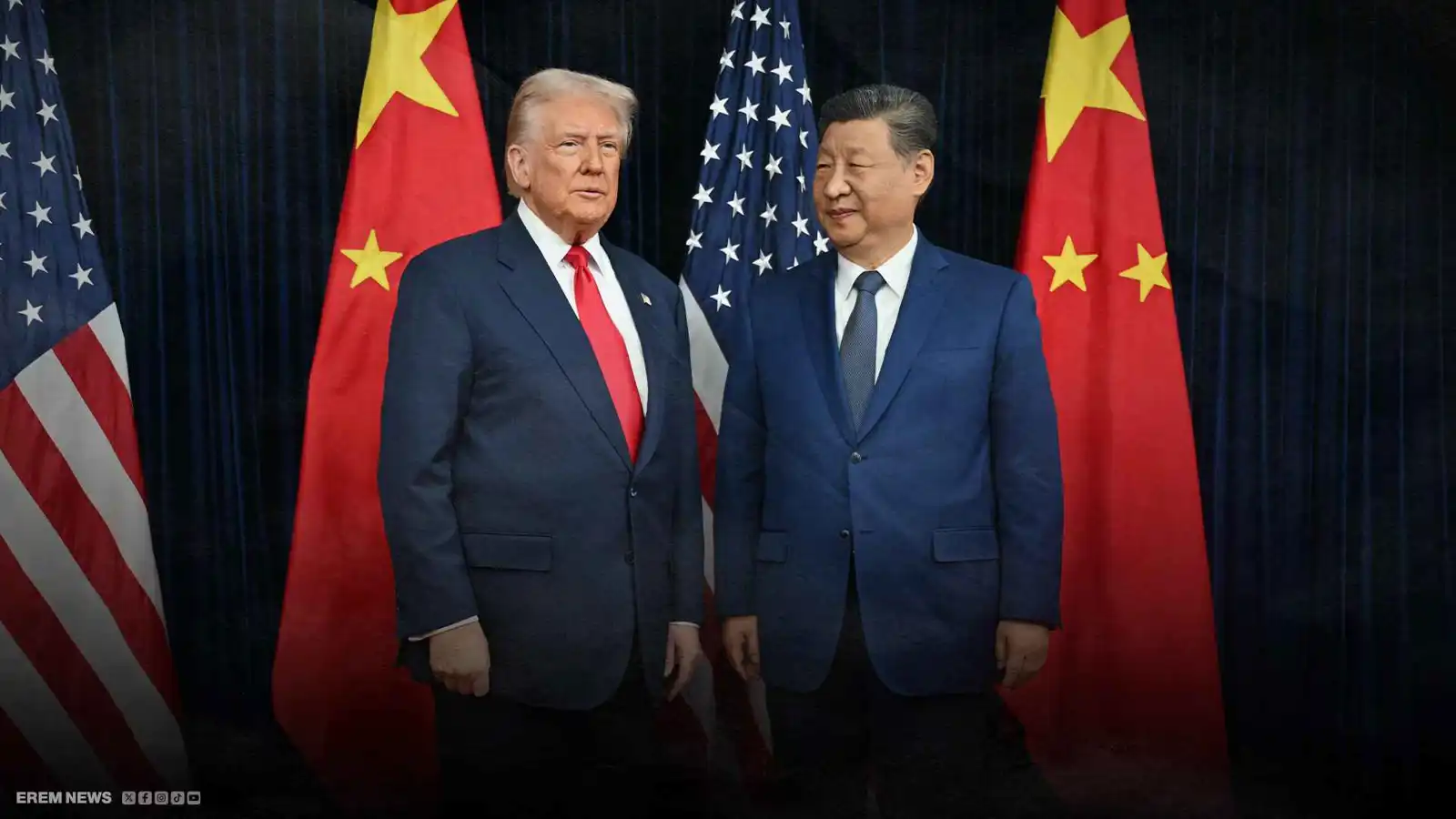 "العداء المؤجّل".. ترامب وشي يتصافحان فوق "بركان" الاقتصاد العالمي