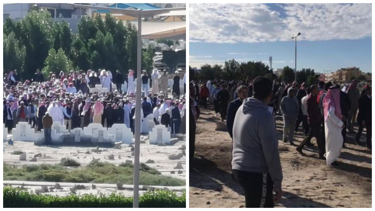 تشييع الفنان البحريني علي الغرير ودفنه في المنامة (فيديو)