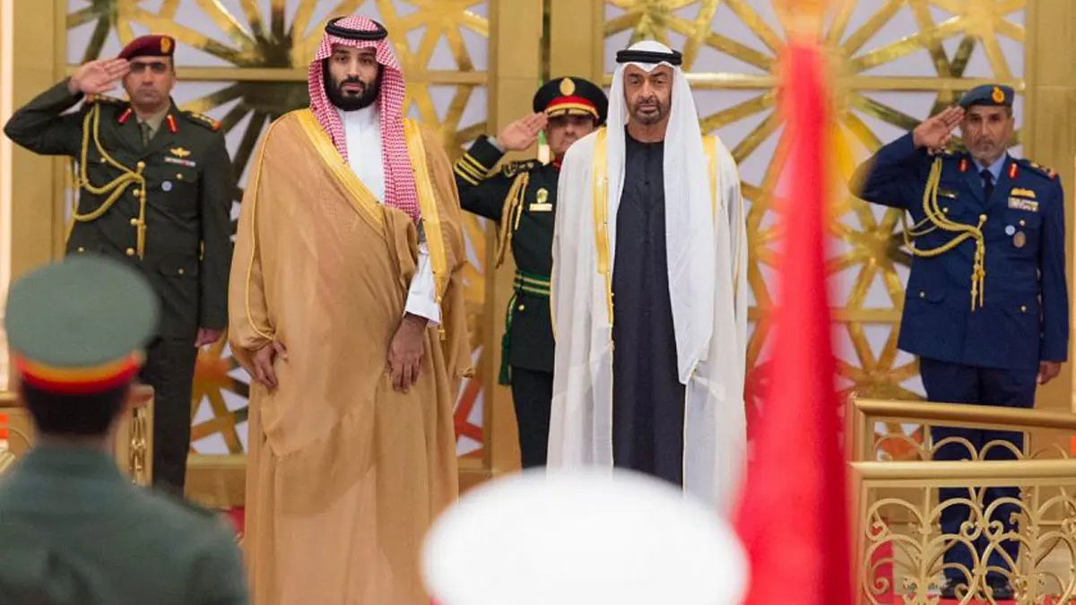 محمد بن سلمان في الإمارات