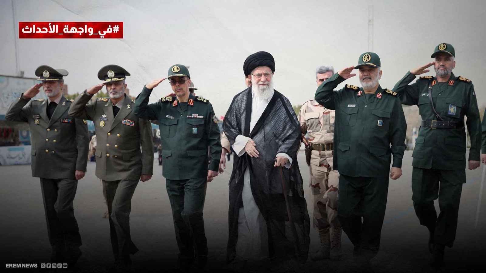 خامنئي وقادة الحرس الثوري