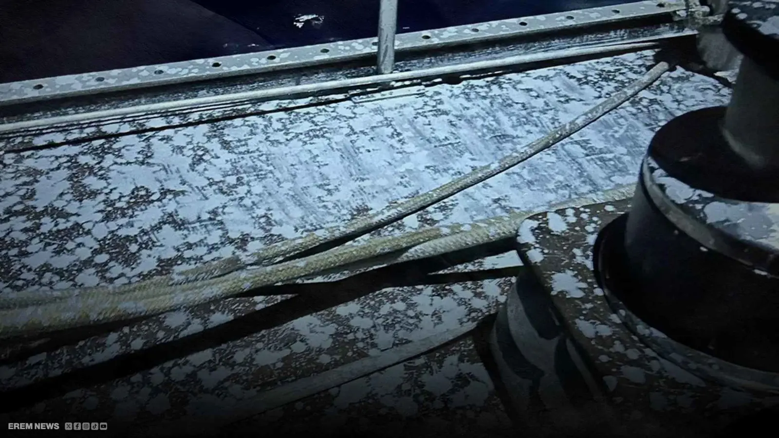 مادة بيضاء على سفينة مادلين