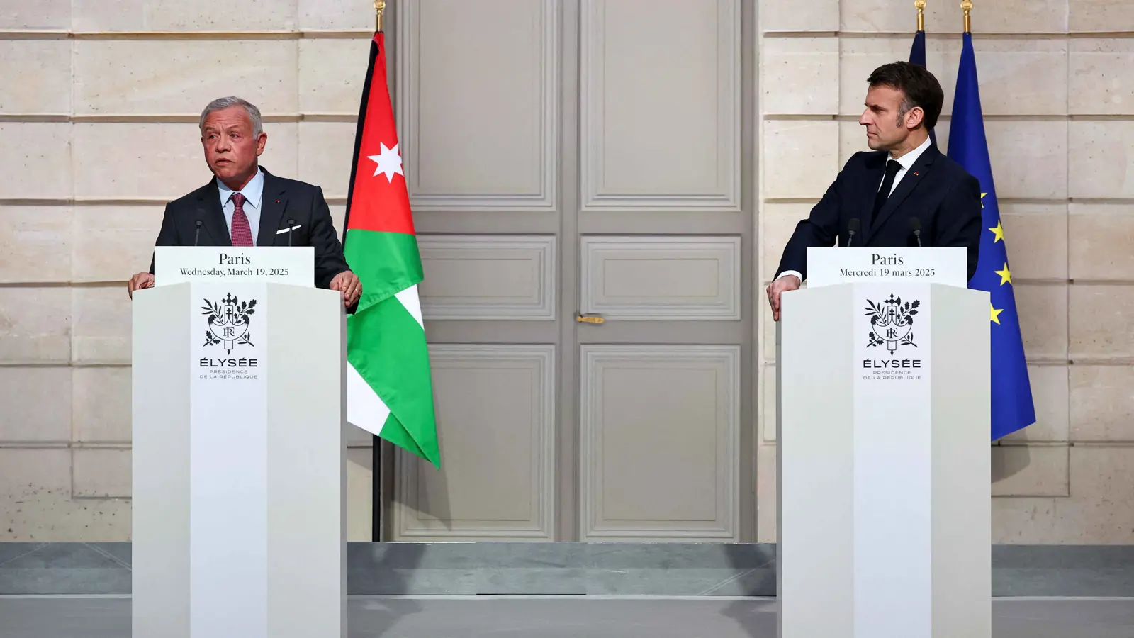 ملك الأردن: التهجير من غزة والضفة سيفاقم الفوضى وعدم الاستقرار