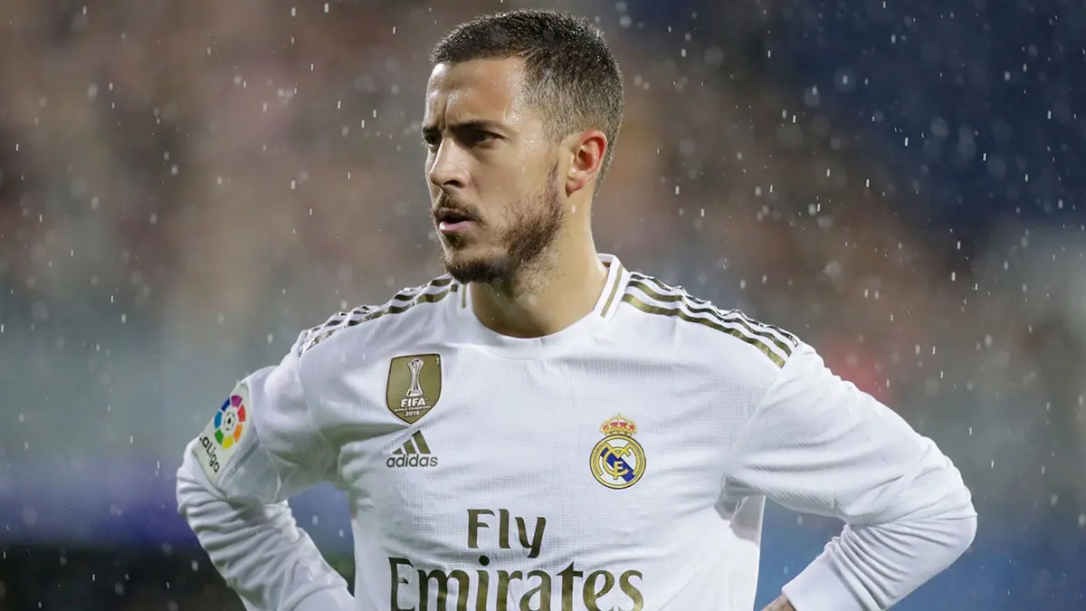 كورتوا عقب مباراة ريال مدريد وإيبار: هازارد لن يصبح مثل ميسي أو كريستيانو رونالدو