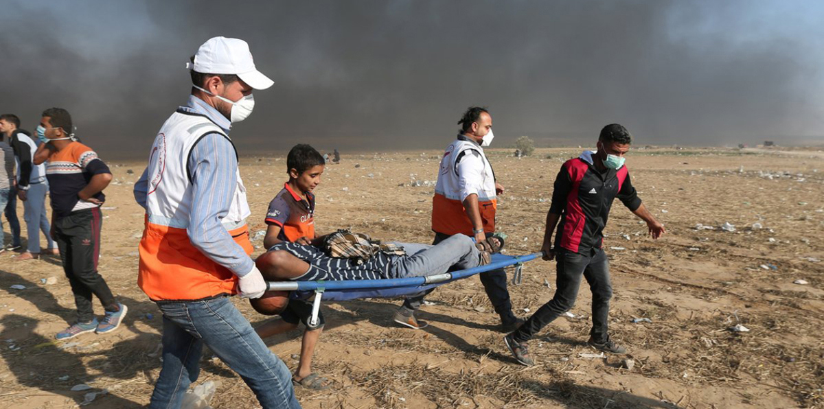 هيئة حقوقية: 54 من جرحى المجزرة الإسرائيلية بغزة في حالة موت سريري