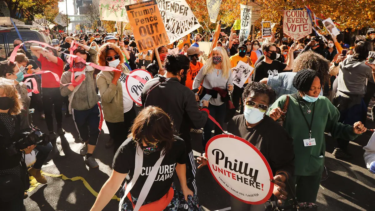 رفض طعن الجمهوريين على فوز جو بايدن في بنسلفانيا