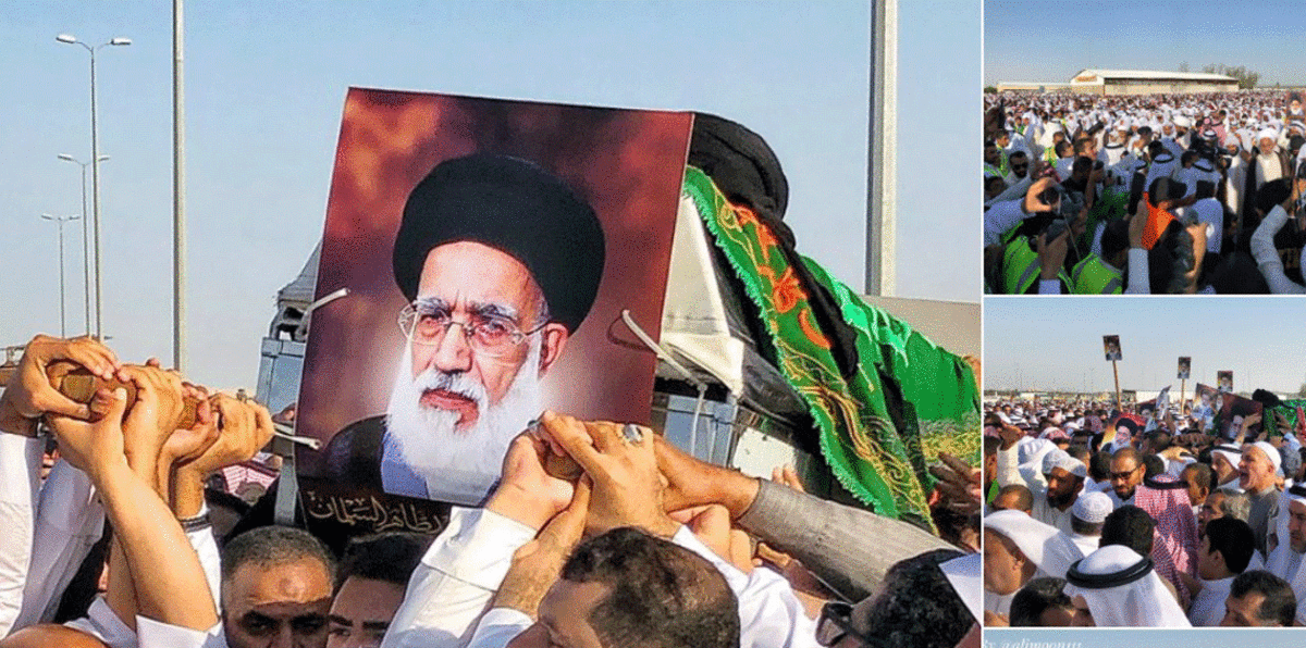 تشييع مهيب بالسعودية لرجل الدين الشيعي طاهر السلمان (فيديو)