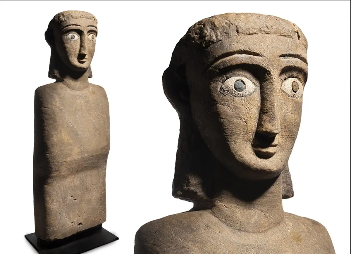عرض أربع تحف من آثار اليمن القديم للبيع في مزاد عالمي باسكتلندا