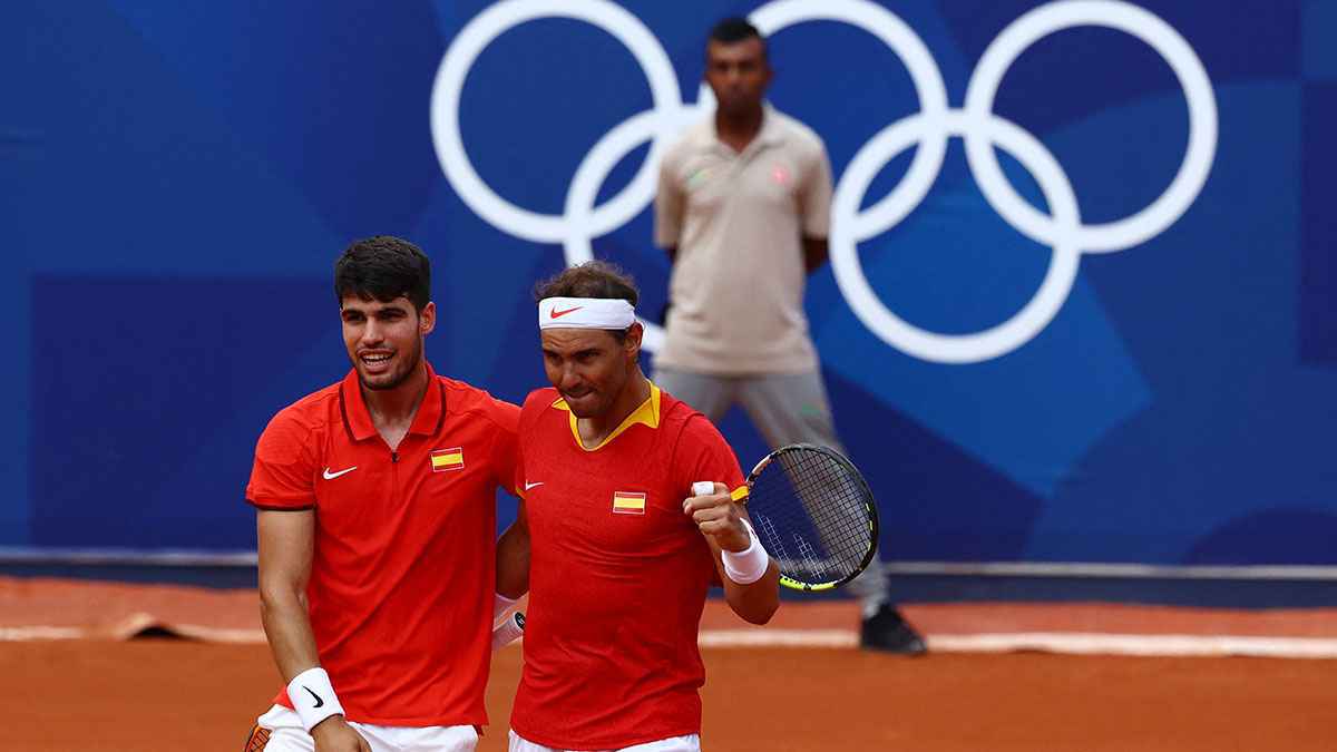 أولمبياد باريس.. نادال وألكاراز يبلغان دور الثمانية بمنافسات زوجي التنس