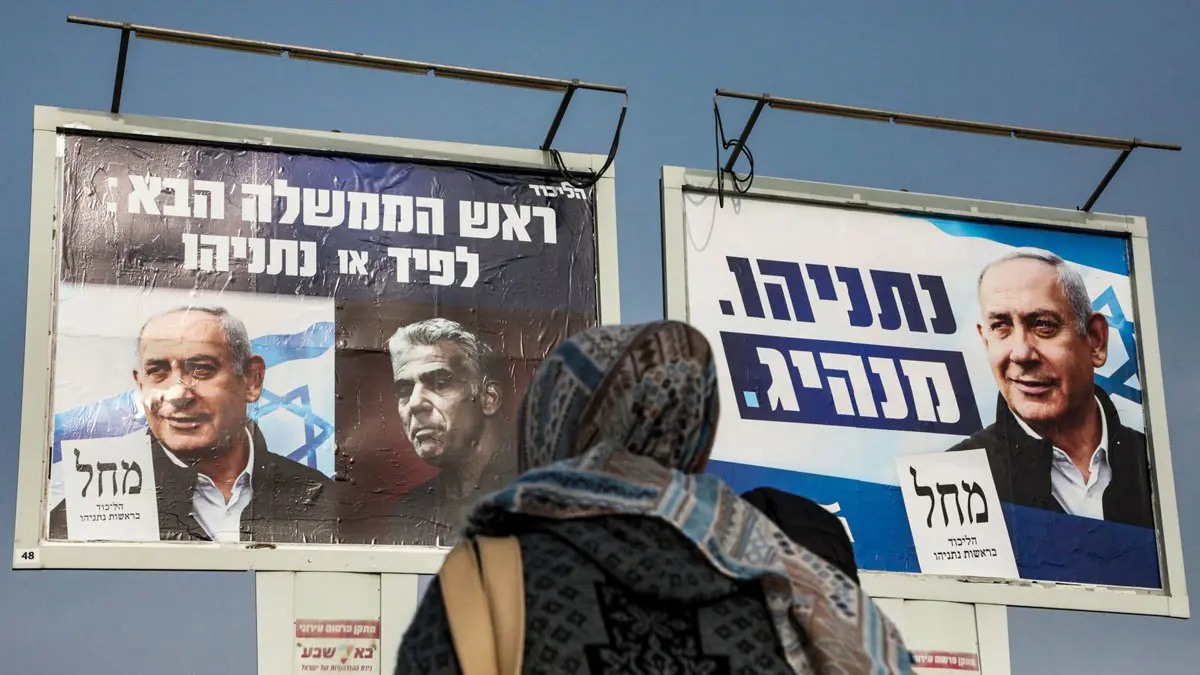 نتنياهو يحشد أصوات عرب الداخل في إسرائيل بوعد الطيران المباشر لمكة ‎(فيديو)