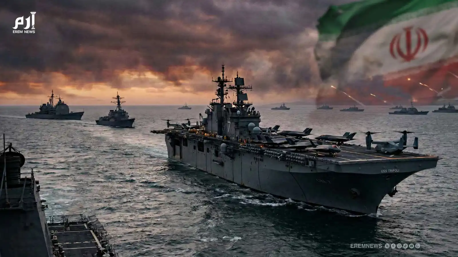 هل ضرب الجوع حاملات الطائرات الأمريكية؟ (فيديو إرم)