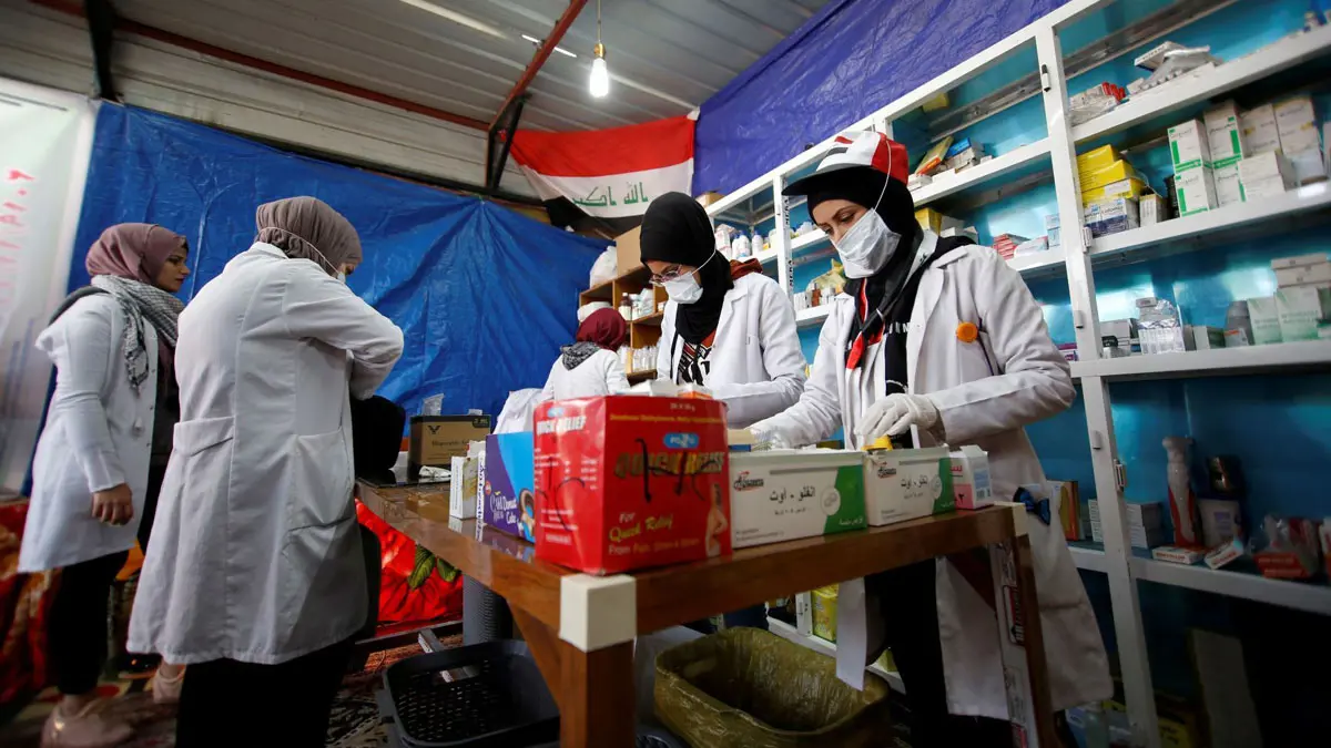 ارتفاع عدد الإصابات بفيروس كورونا في العراق ولبنان وتونس