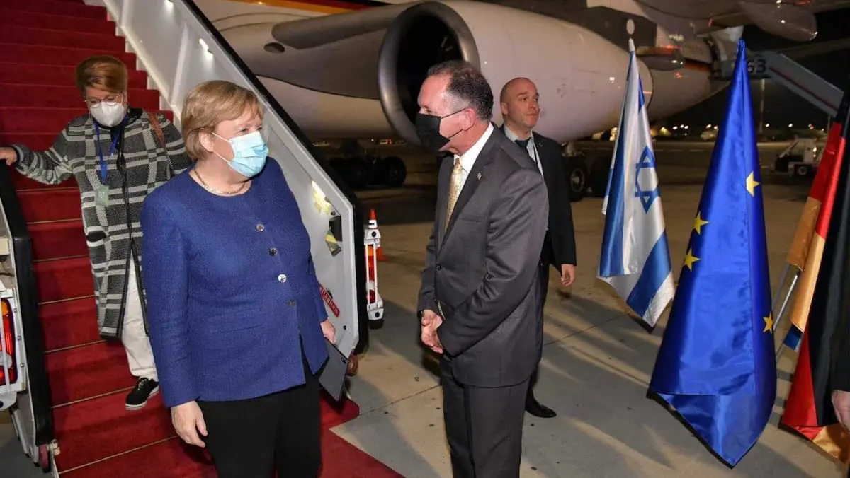 أنغيلا ميركل تصل إسرائيل في زيارتها السابعة والأخيرة
