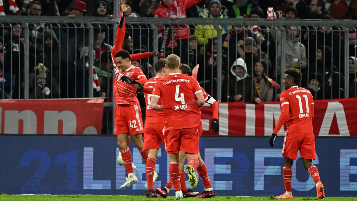 ترتيب الدوري الألماني: بايرن ميونخ يتجاوز يونيون برلين ويرافق دورتموند في الصدارة
