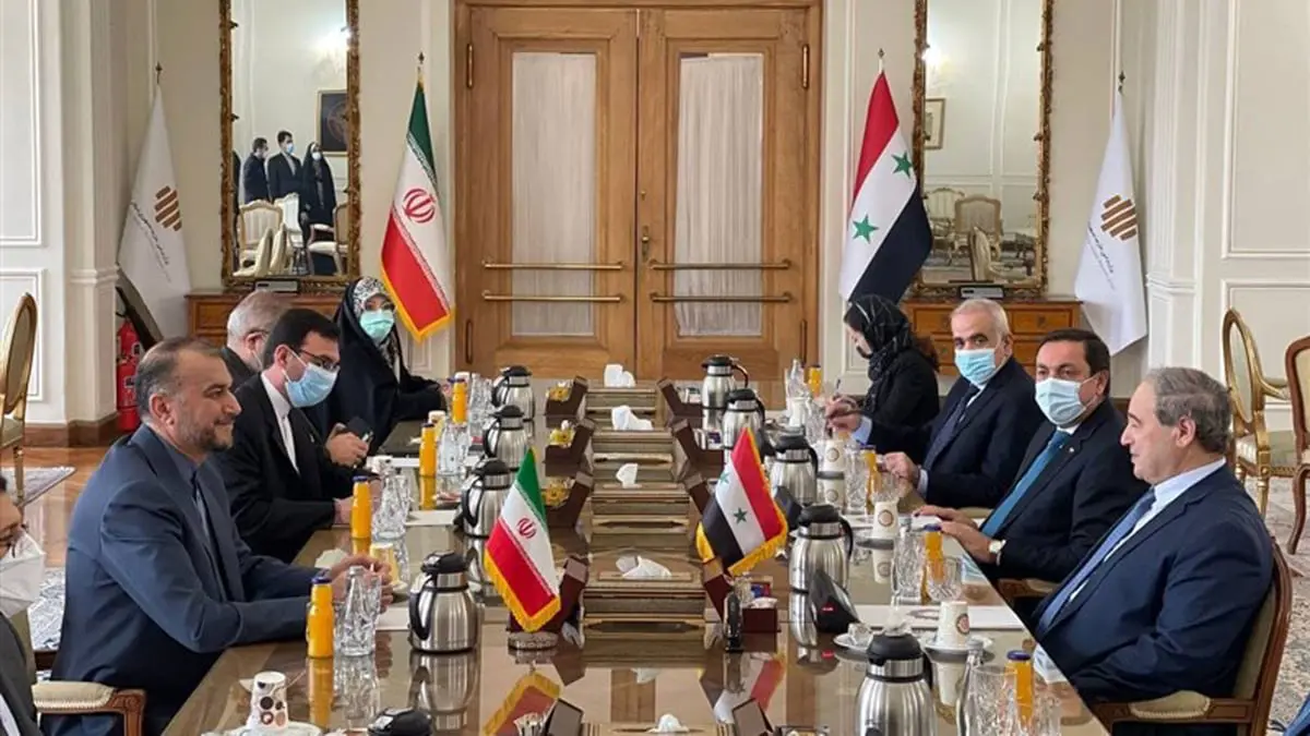 وزير الخارجية السوري من طهران: زيارة عبدالله بن زايد لدمشق "خطوة شجاعة"