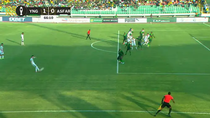 هدف الجيش الملكي الملغي أمام يانغ أفريكانز