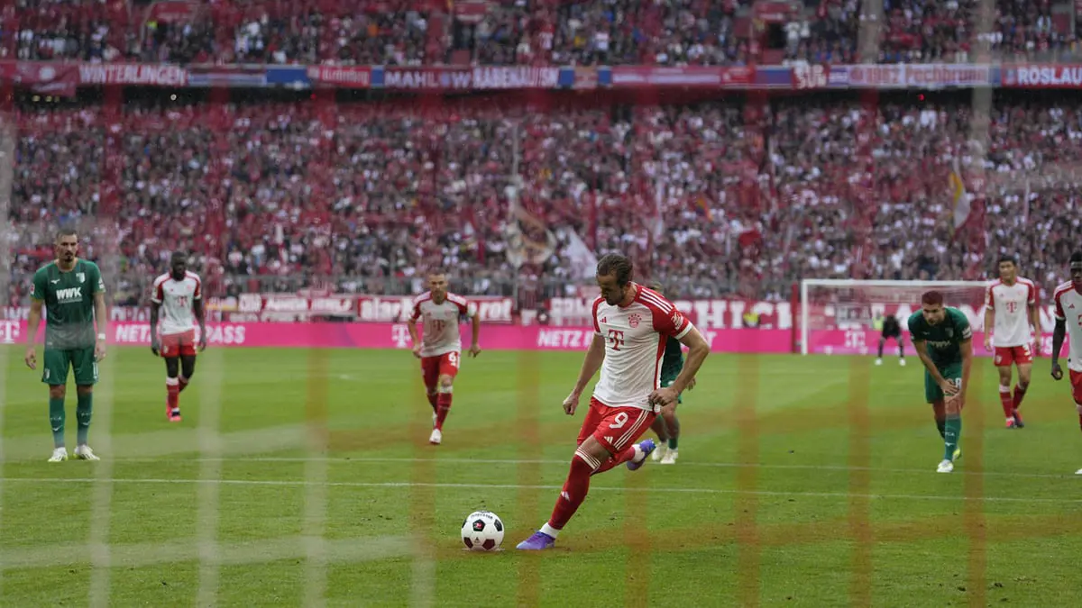الدوري الألماني.. هاري كين يقود بايرن ميونخ للفوز على أوغسبورغ 