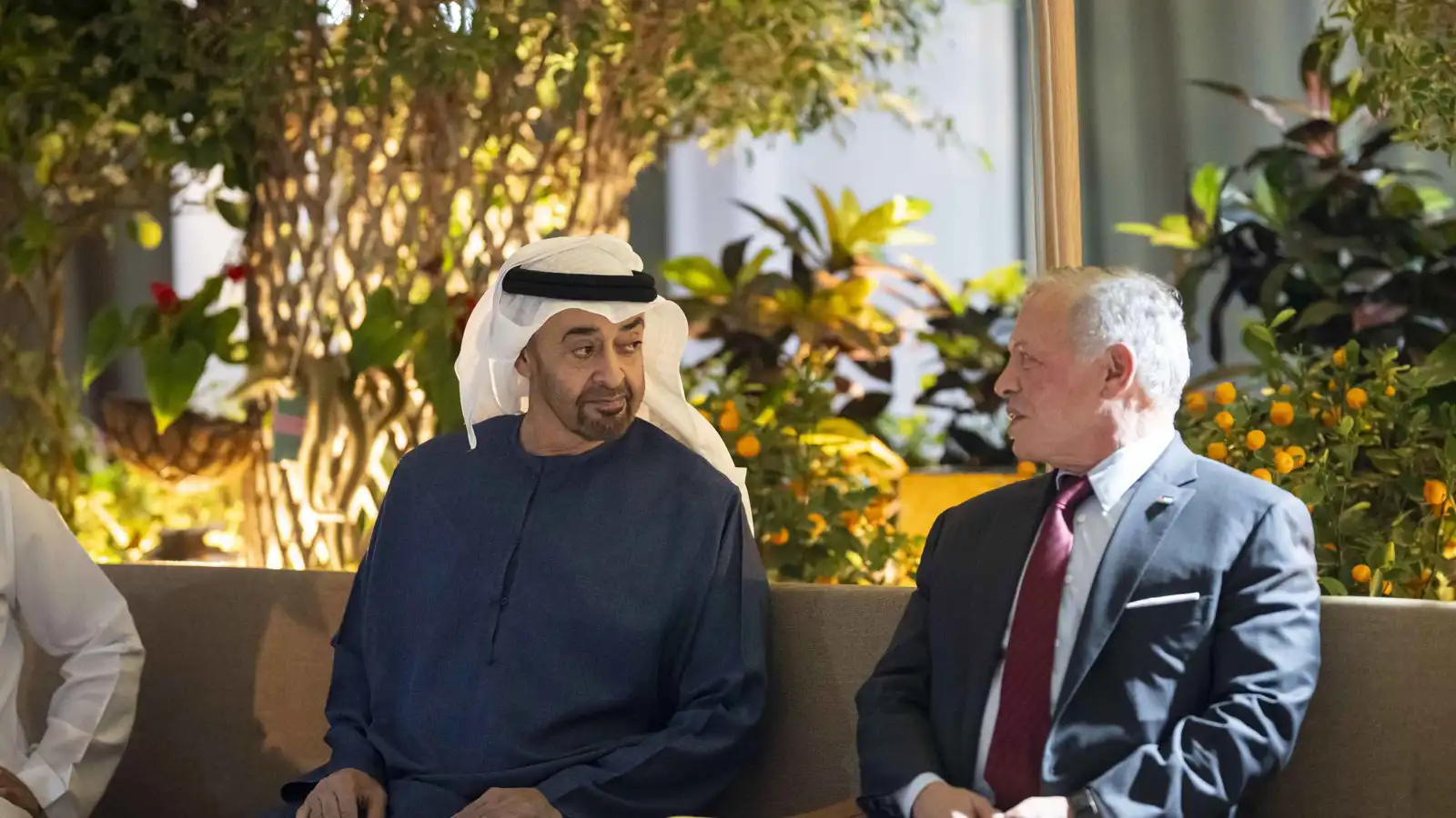 الرئيس الإماراتي والعاهل الأردني يبحثان التصعيد العسكري بالمنطقة