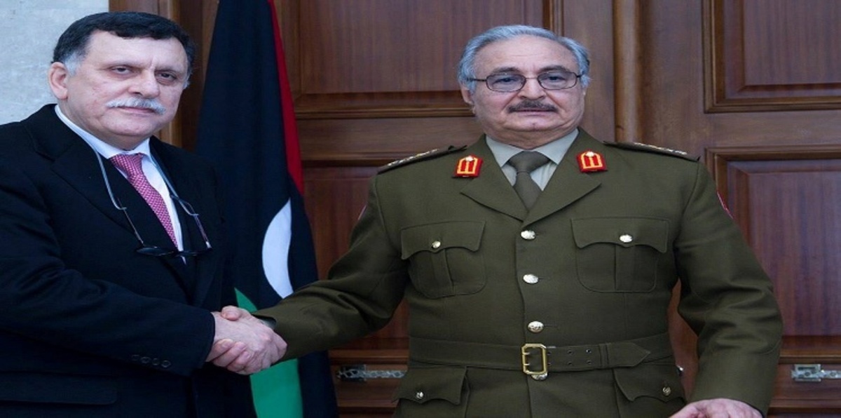 ما هو شرط المشير حفتر للموافقة على مقابلة السراج ؟