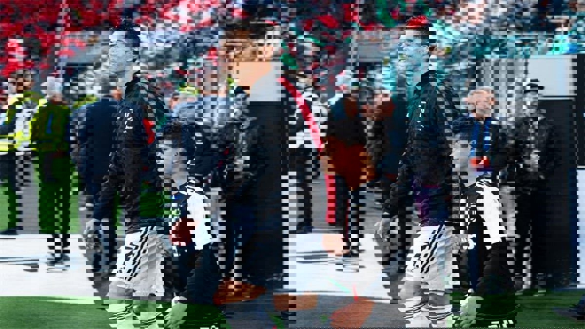 شاهد احتفال نجل كريستيانو رونالدو بثنائية والده في شباك إنتر (فيديو)