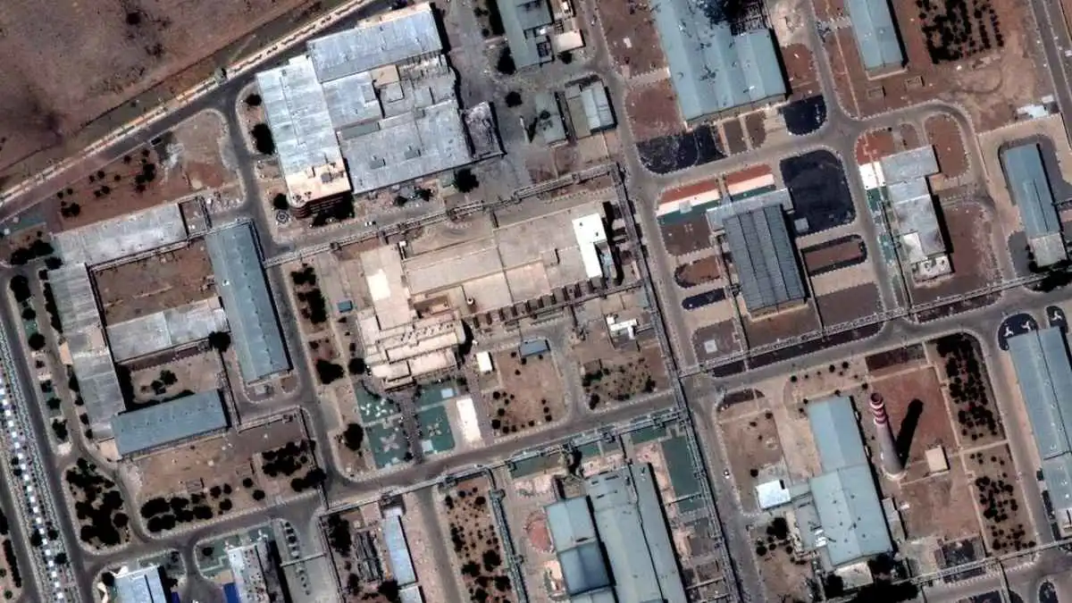 موقع مركز التكنولوجيا النووية في أصفهان