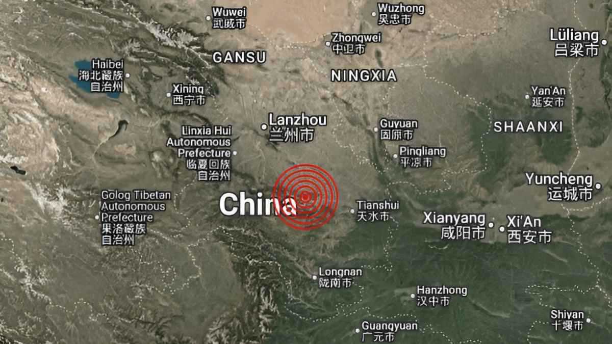 زلزال يضرب مناطق بإقليم قانسو في الصين (فيديو)