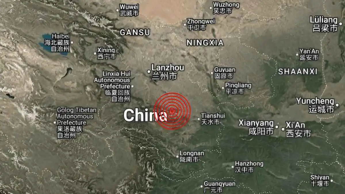 زلزال يضرب مناطق بإقليم قانسو في الصين (فيديو)