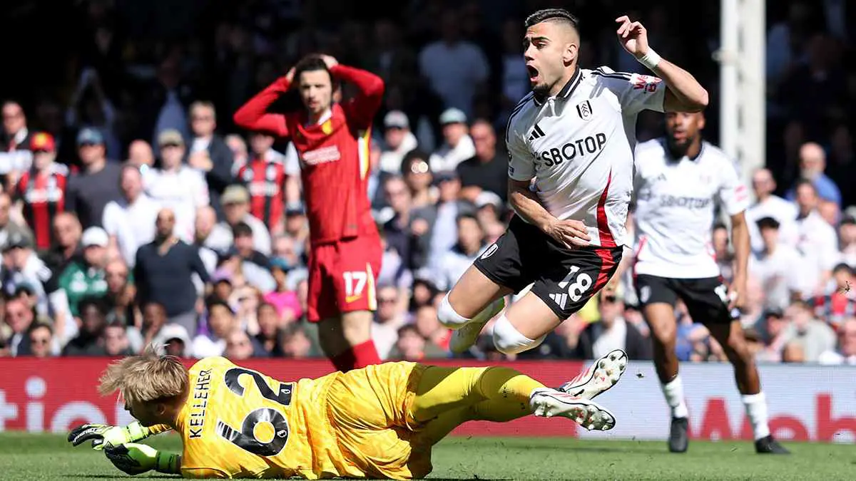 ملخص وأهداف ونتيجة مباراة ليفربول وفولهام في الدوري الإنجليزي