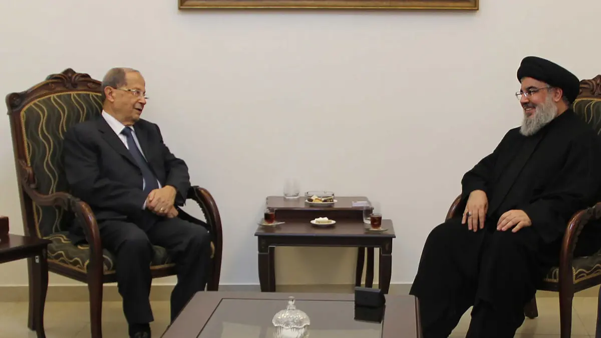 التوتر في لبنان يضع تحالف حزب الله مع عون في اختبار