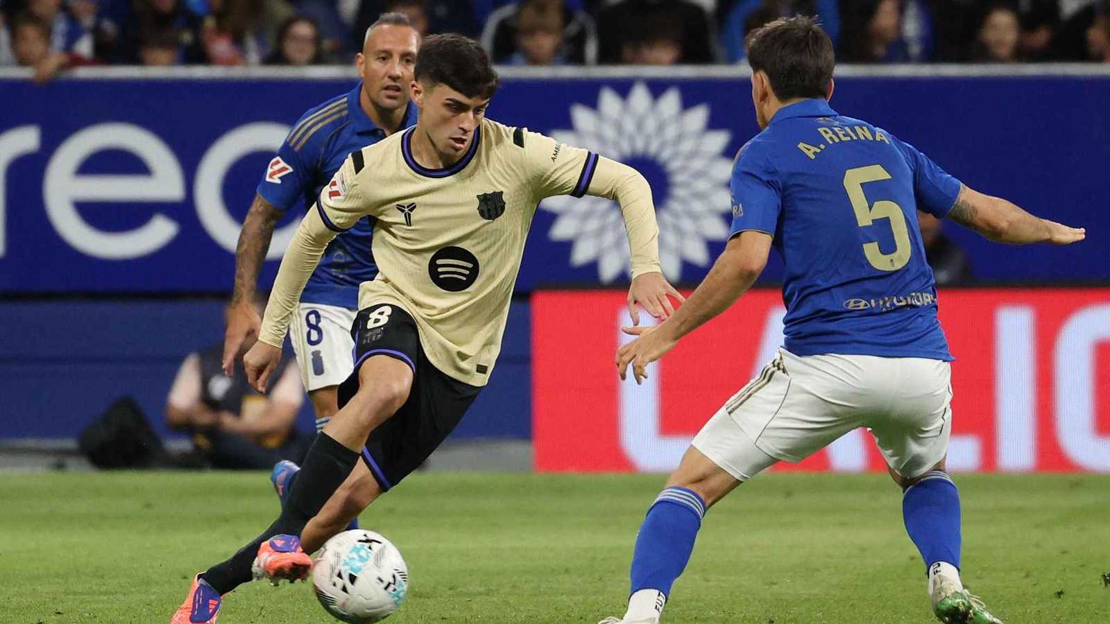 ملخص وأهداف ورجل مباراة برشلونة ضد ريال أوفييدو في الدوري الإسباني