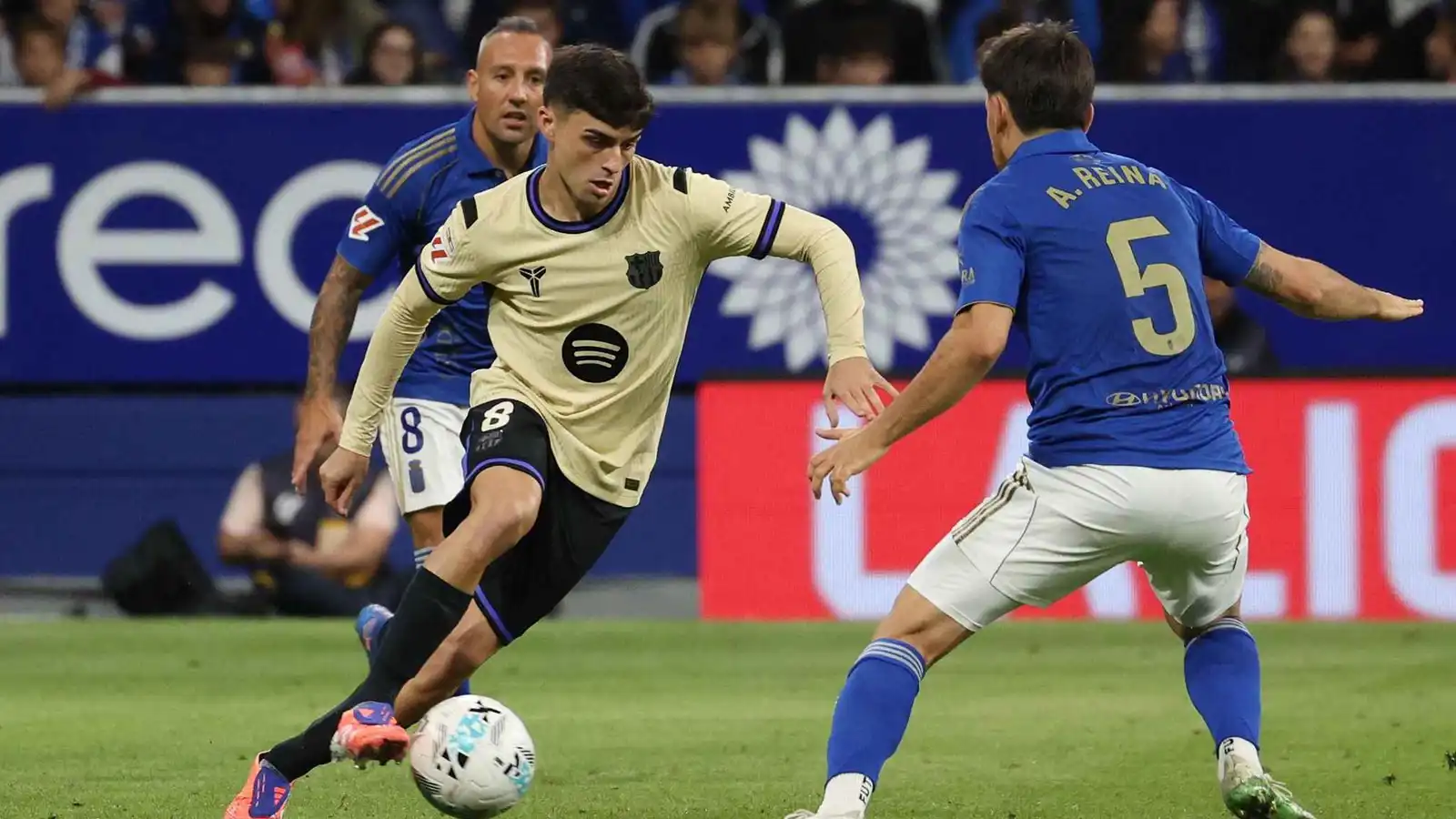 ملخص وأهداف ورجل مباراة برشلونة ضد ريال أوفييدو في الدوري الإسباني