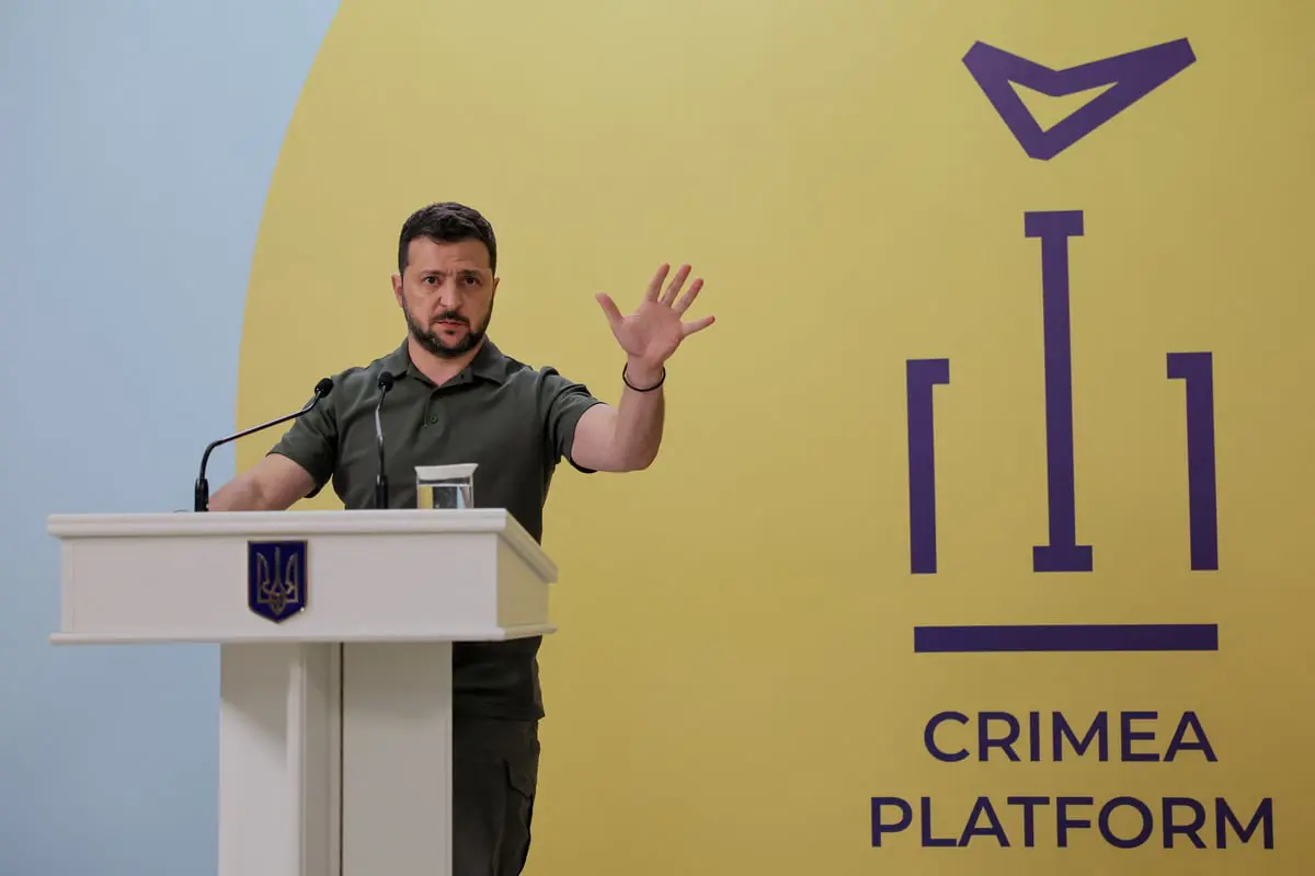 "الكلمات لا تحمي".. زيلينسكي يطالب حلفاءه بدعم أوكرانيا على غرار إسرائيل