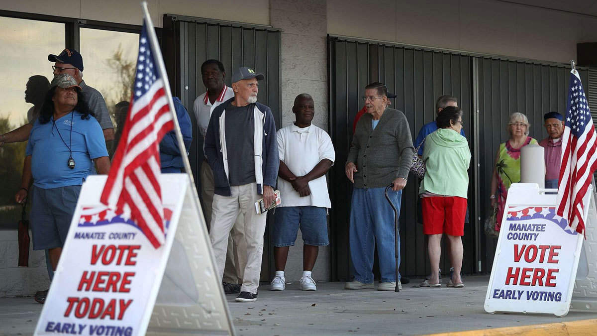 التصويت المبكر بانتخابات الرئاسة الأمريكية يبدأ الإثنين في فلوريدا