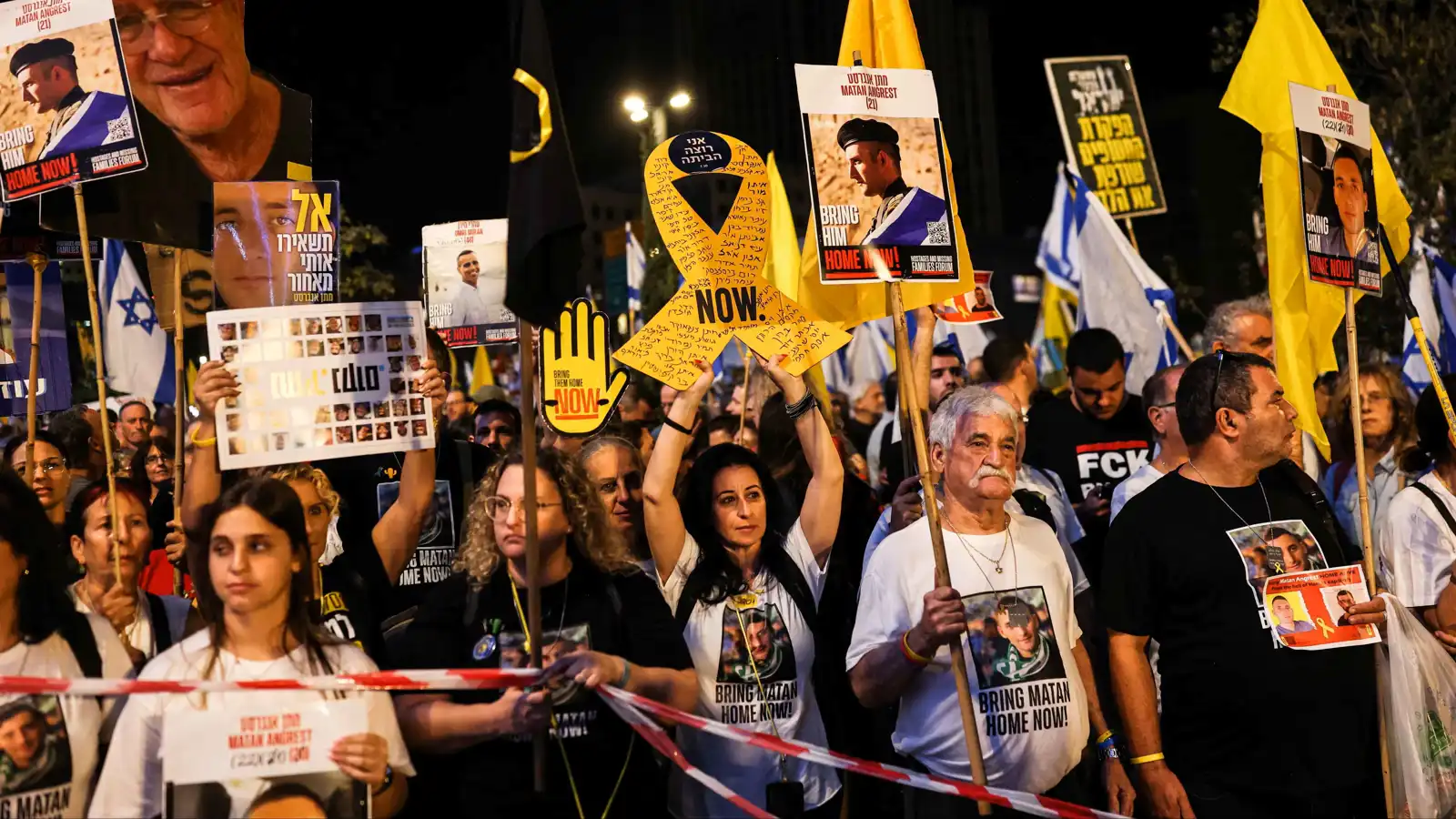 اشتباكات في تل أبيب بين الشرطة ومتظاهرين من أجل الرهائن الإسرائيليين