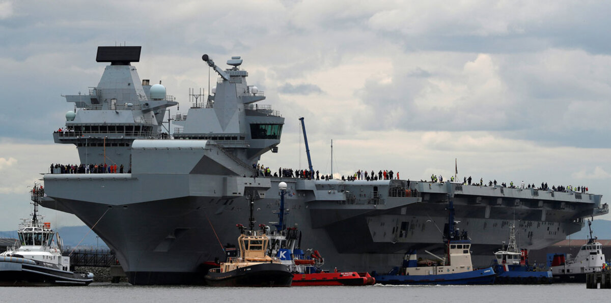 كيف سخر الجيش الروسي من حاملة الطائرات البريطانية الجديدة‎؟